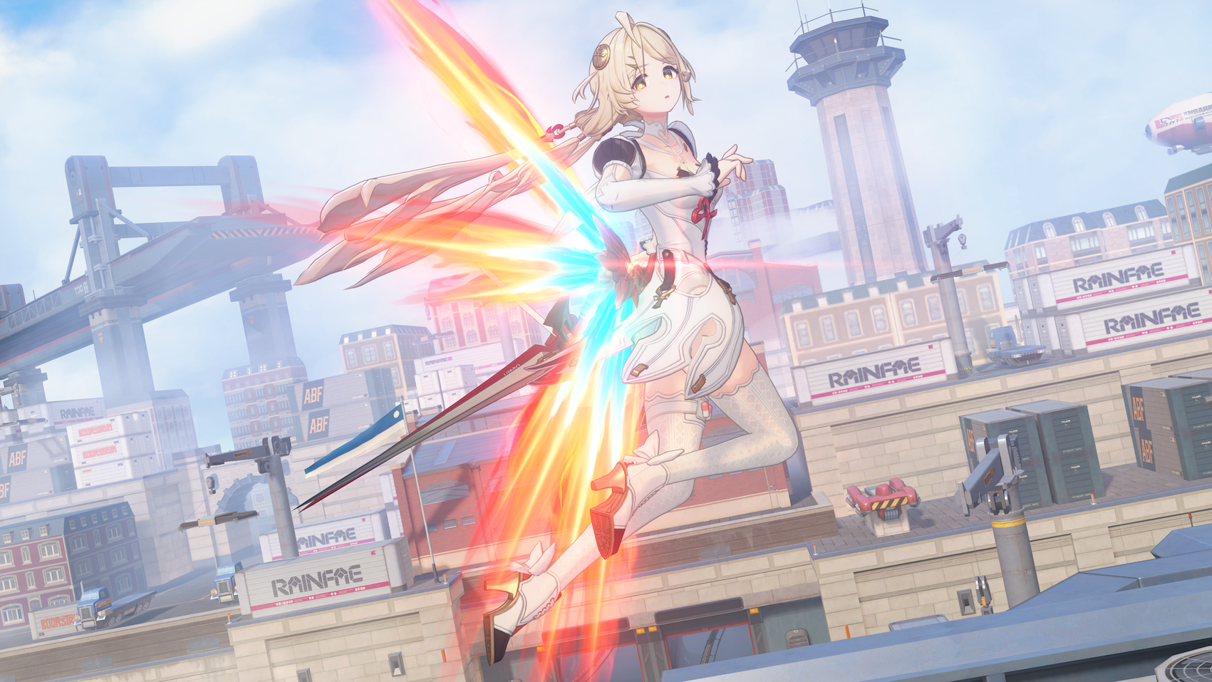 フィオニーの戦闘を紹介するゼンレスゾーンゼロ公式発表のゲーム画面